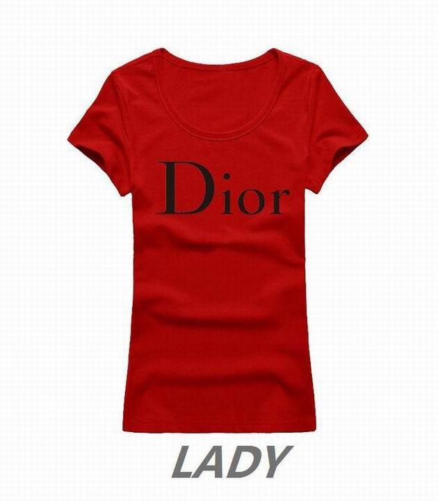 Dior short round collar T woman S-XL-009